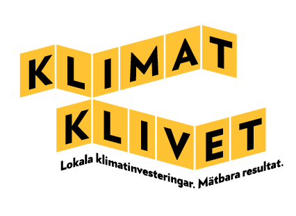 Logotyp - Klimatklivet, lokala klimatinvesteringar. Mätbara resultat